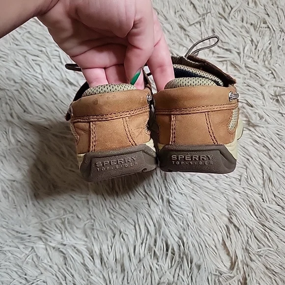 Kids Toddler Sperry Top Sider Boat Shoes Lanyard A/C Boys Shoes 11 M Classic - Picture 9 of 12